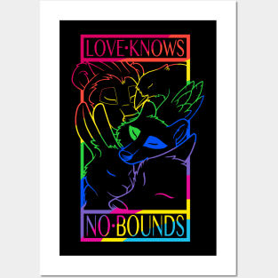 Love Knows No Bounds (dark) Posters and Art